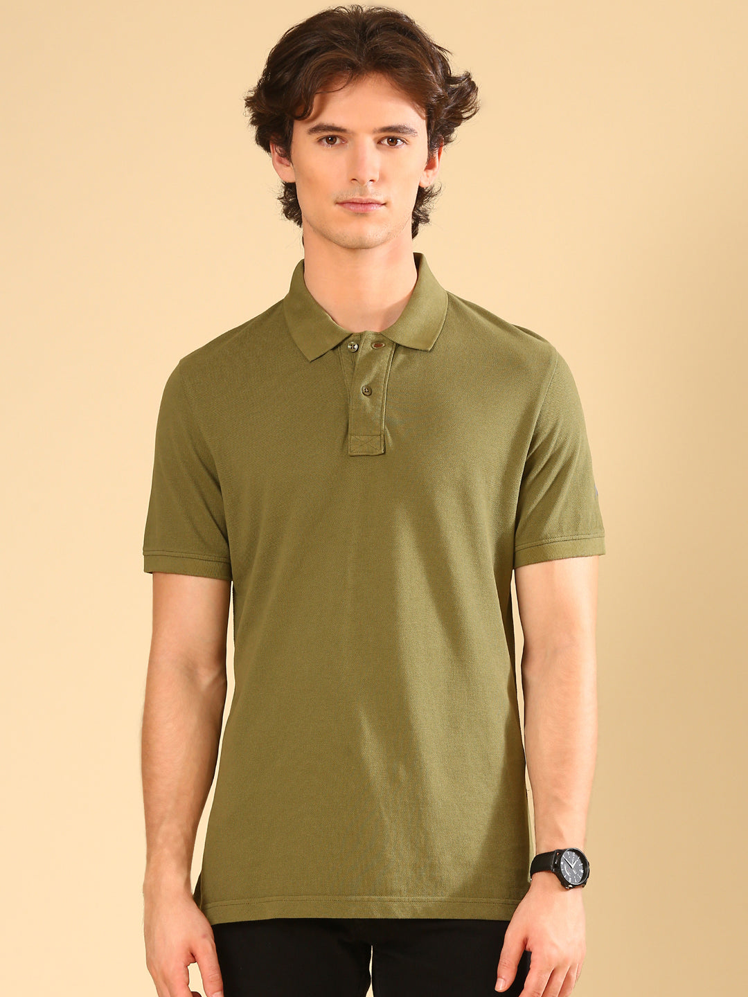 TVS Originals 100% Cotton Overdyed Polo T-Shirt for Men | Heavyweight 240 GSM | Washed Finish for Vintage Look | Classic Fit with Side Slits | Soft Ribbed Collar | Durable, Pre-washed, Premium Feel
